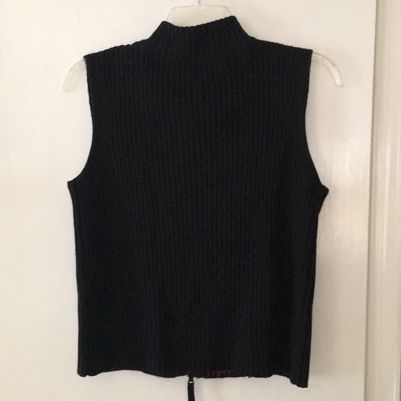 Dynamite suede/leather zip vest - Picture 4 of 5